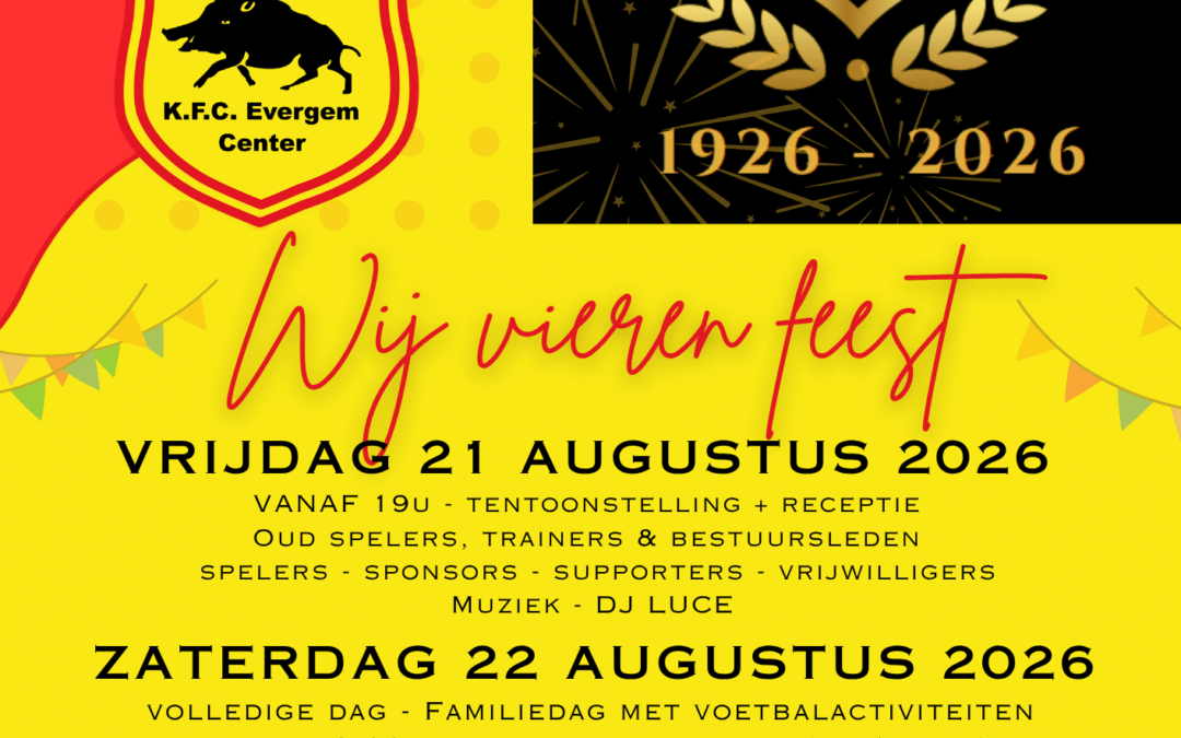 K.F.C. Evergem Viert Feest